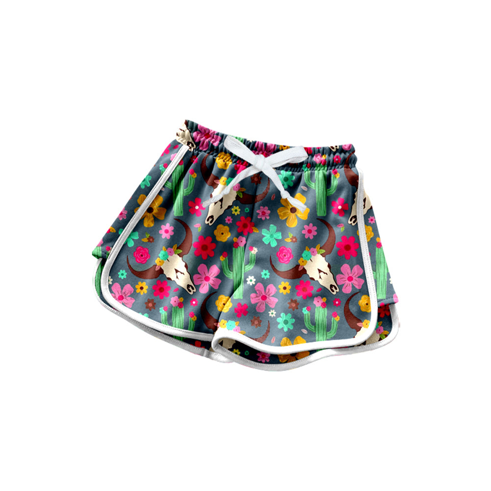 pre -order flowers cattle shorts SS0606