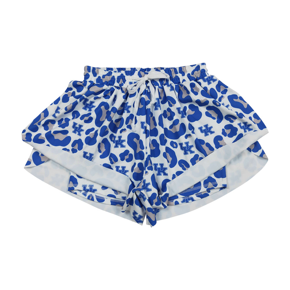 Adult Women Blue Leopard ShortS SS0802