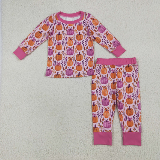 Halloween orange pumpkin floral PajGLP2415