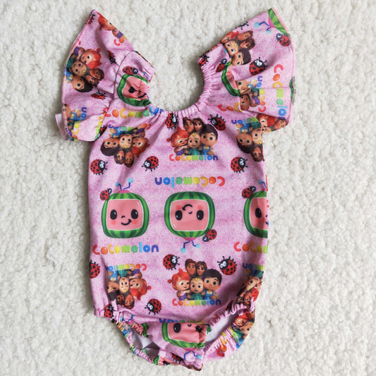 pink cartoon romper A1-4