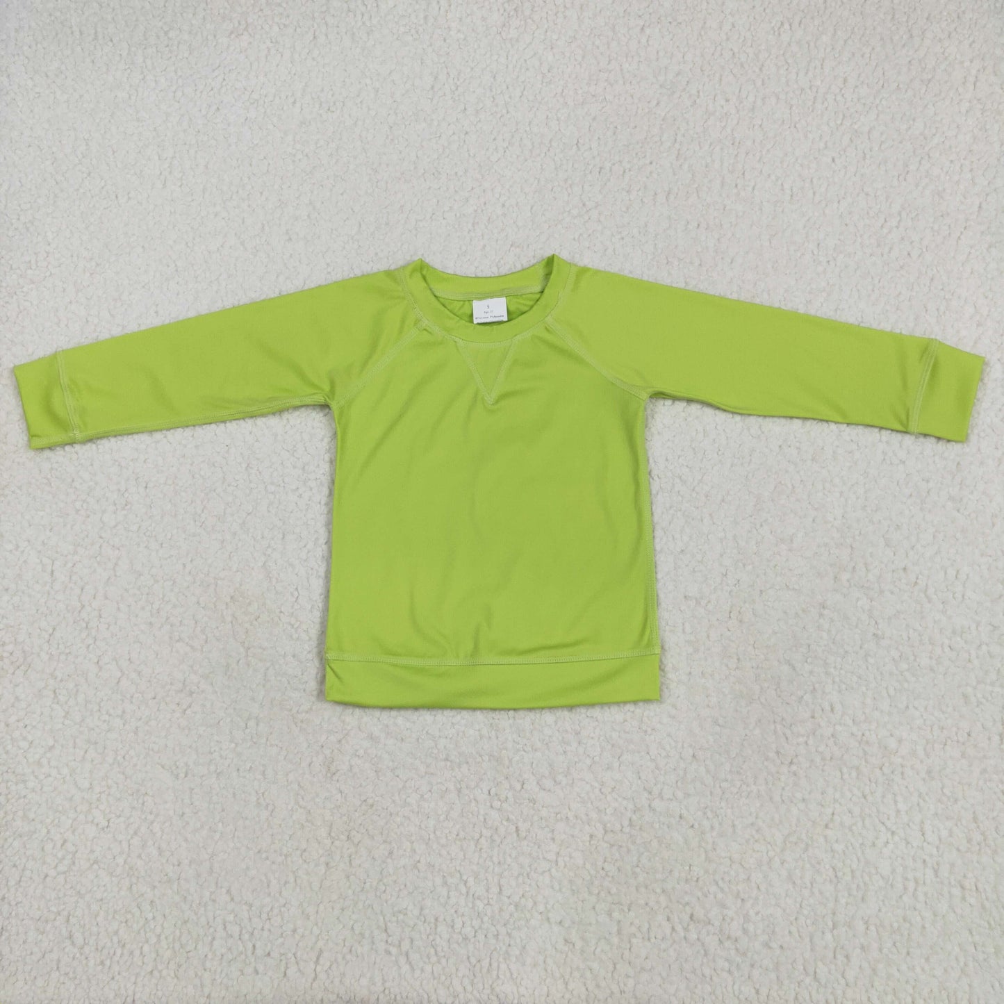 Grass green long sleeve yoga top