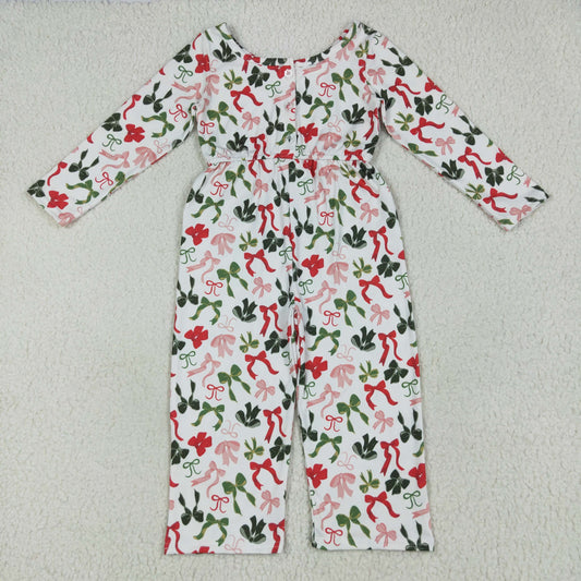 Christmas bows Girls Jumpsuit LR2192