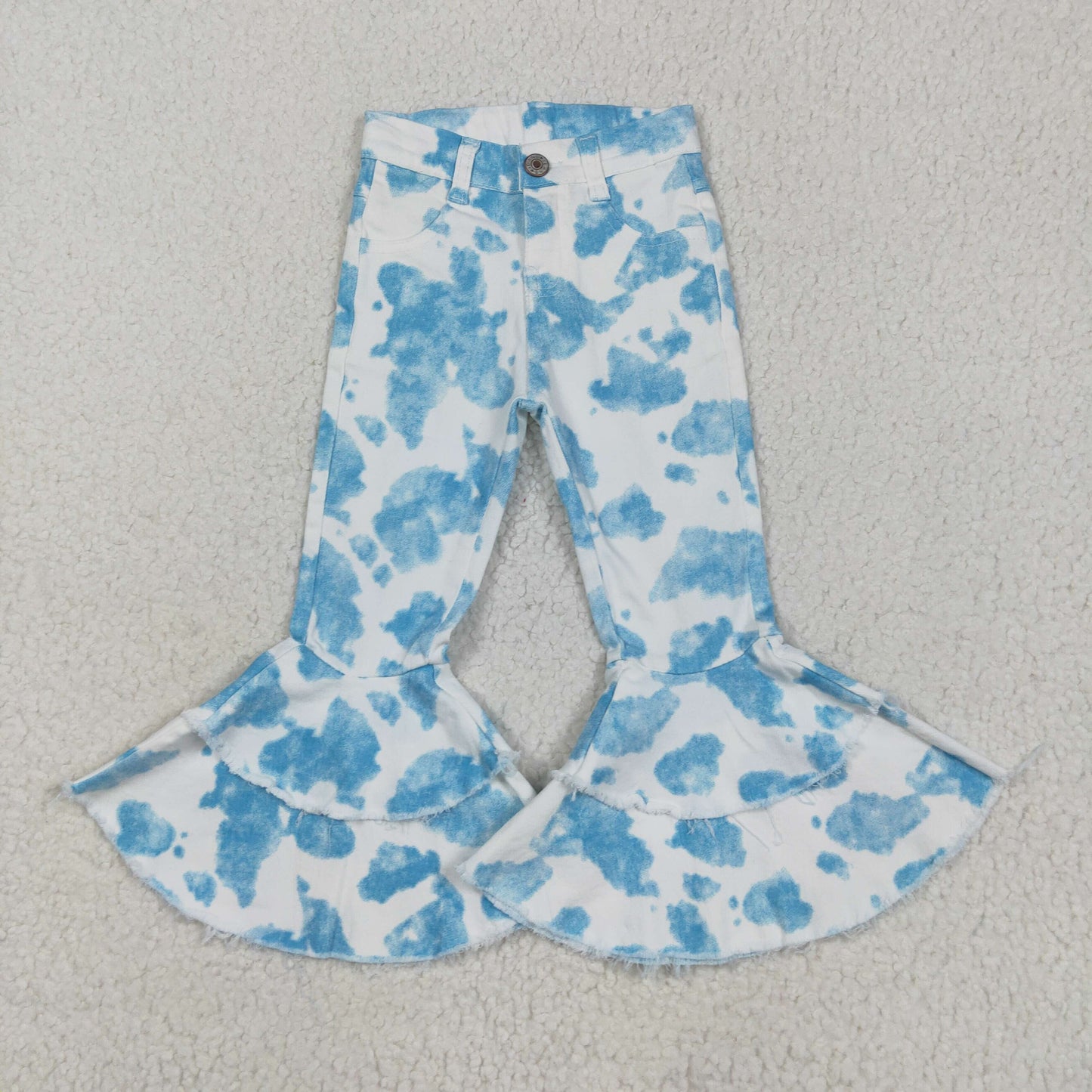 Blue floral print Girls Jeans