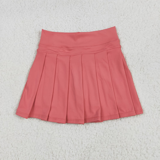 watermelon red solid Kids yoga Short GLK0080