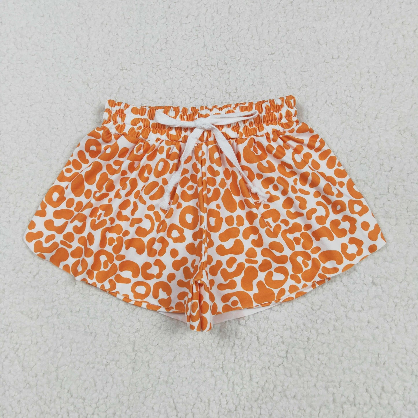 orange leopard shorts SS0584