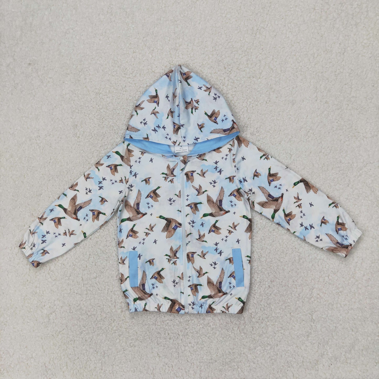 Blue duck Print hoodedGT0875