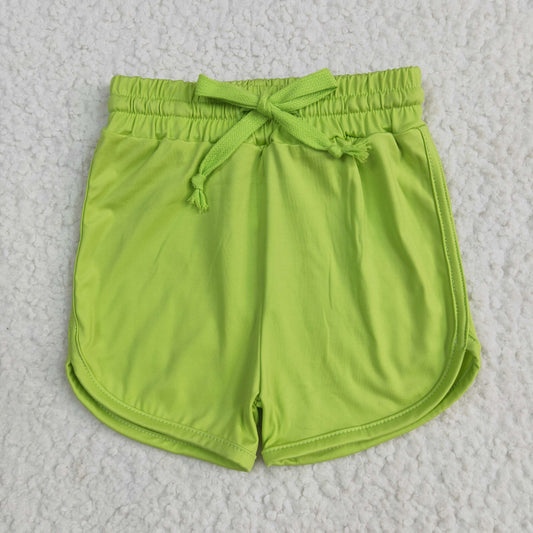 light green Kids yoga Short