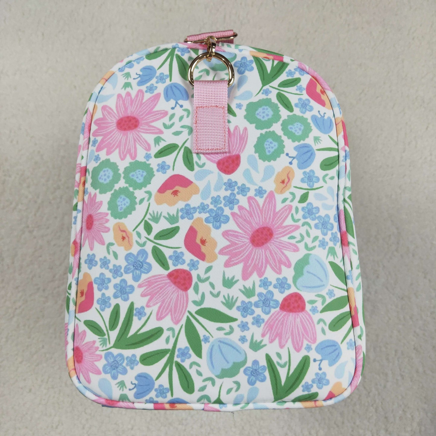 Flowers Leaves pink Lace Gym bag