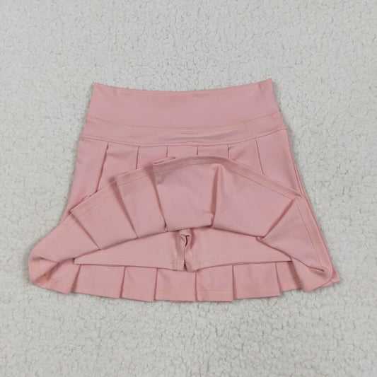 coral solid Kids yoga Short GLK0078