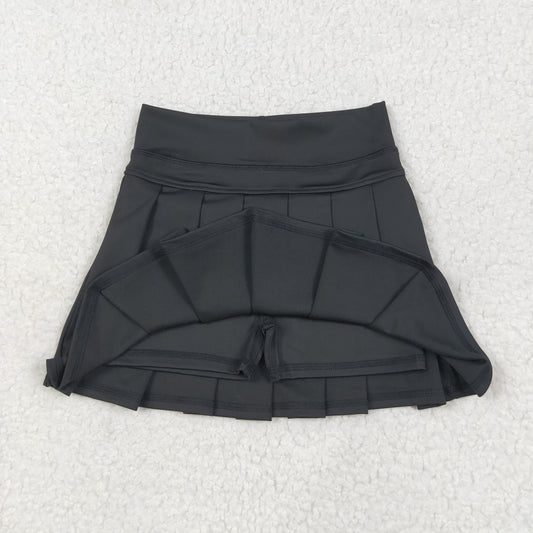 Black solid Kids yoga Short GLK0087