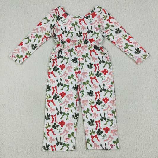 Christmas bows Girls Jumpsuit LR2192