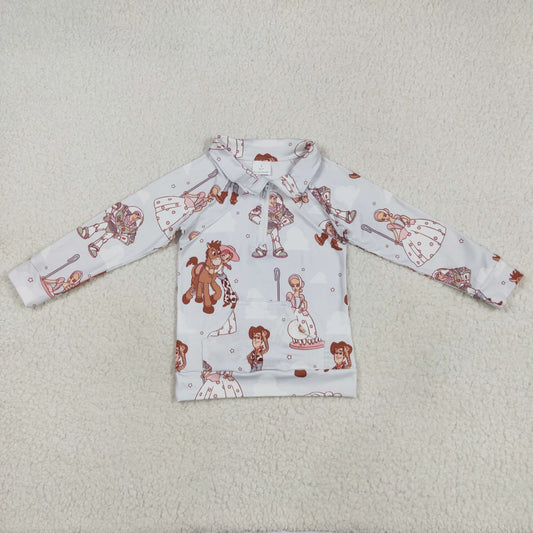 Cartoon long sleeve print