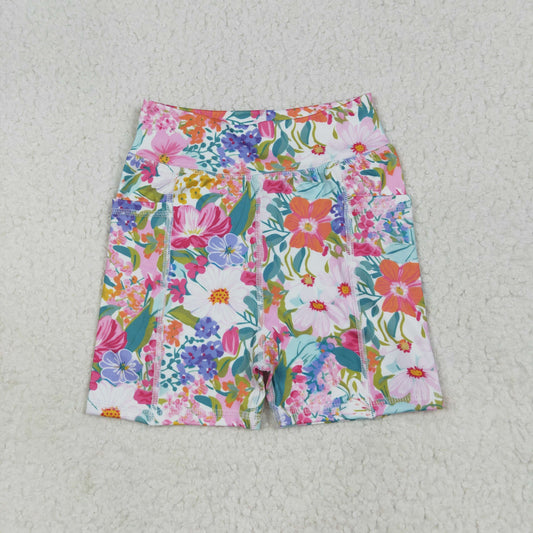 flowers print shorts SS0614