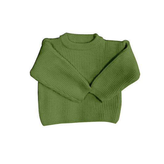 Fall Outfits Green Girls Sweater