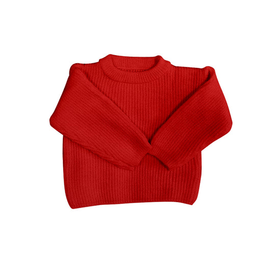 Fall Outfits Red Girls Sweater