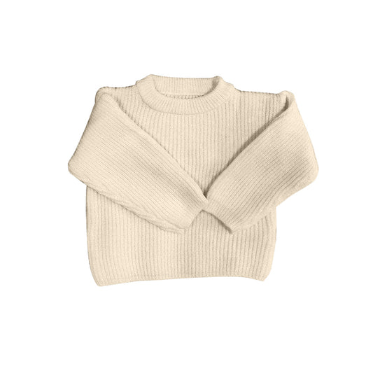 Fall Outfits Cream Color Girls Sweater