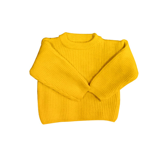 Fall Outfits Yellow Orange Girls Sweater