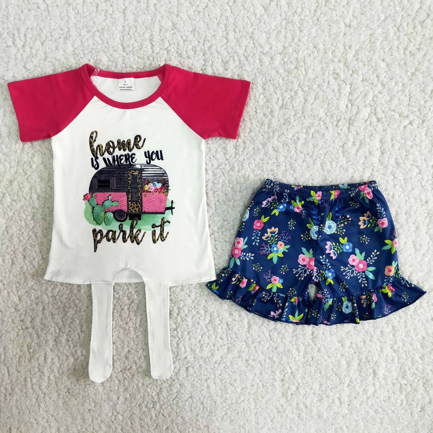 flowers car Boutique summer set
