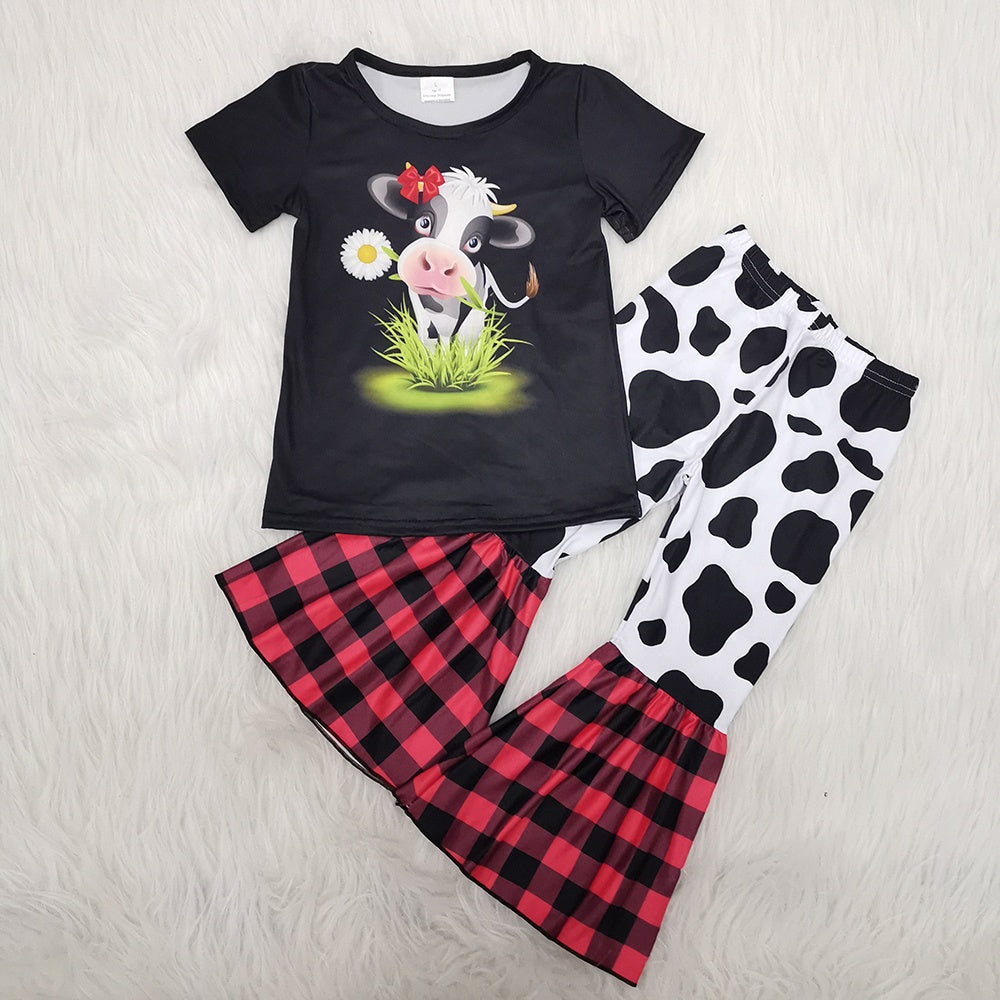 cute cow Boutique girl outfits