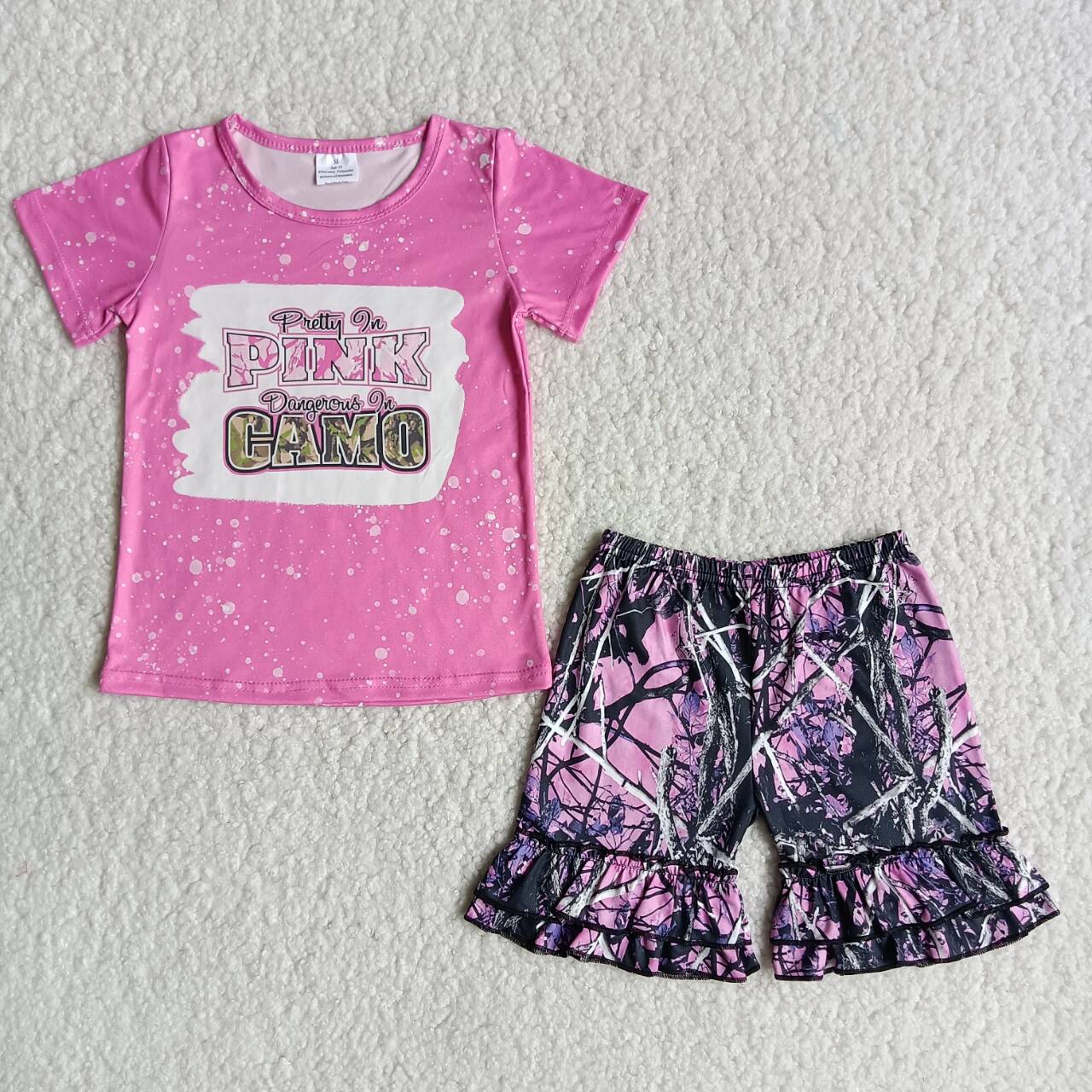 Purple camo summer set