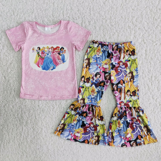Pink princess Boutique girl outfits