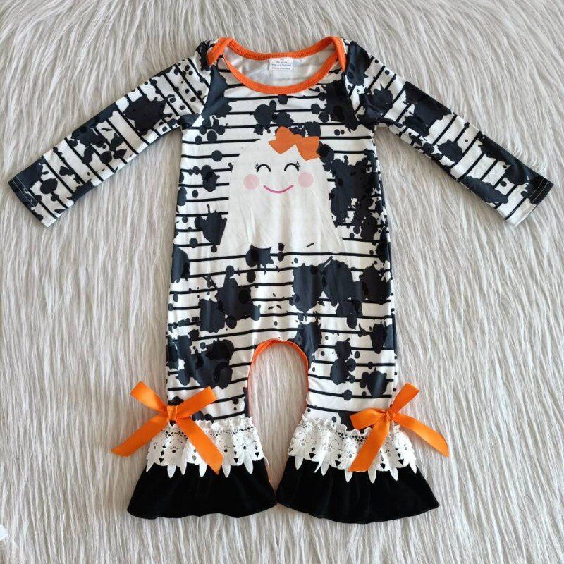 Boutique Halloween elf girls romper