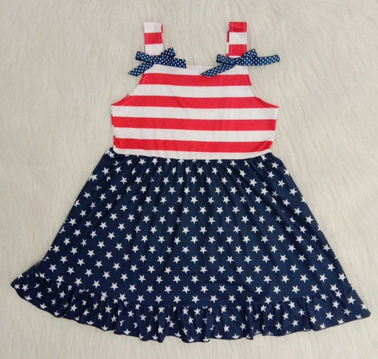July of 4th Star girls dress