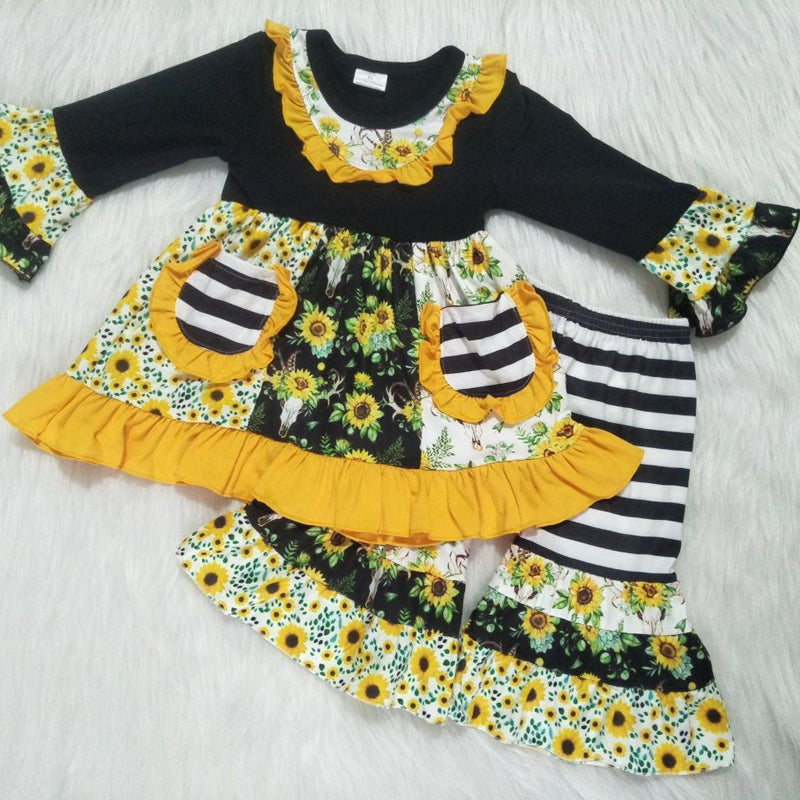 fall outfits sunflower boutique girl suit