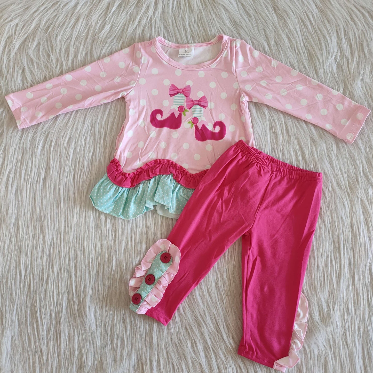 Boutique christmas pink set