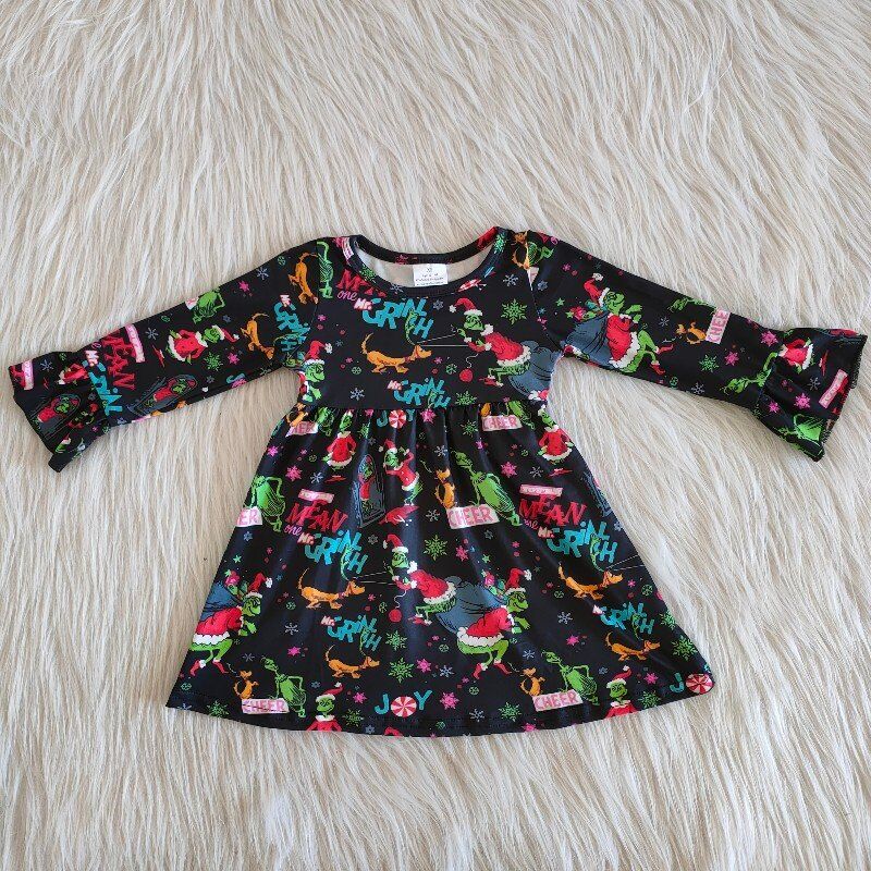 new design Christmas Boutique girls big skirt