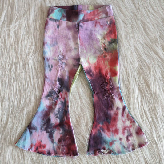 jeans Distressed Flare Pants