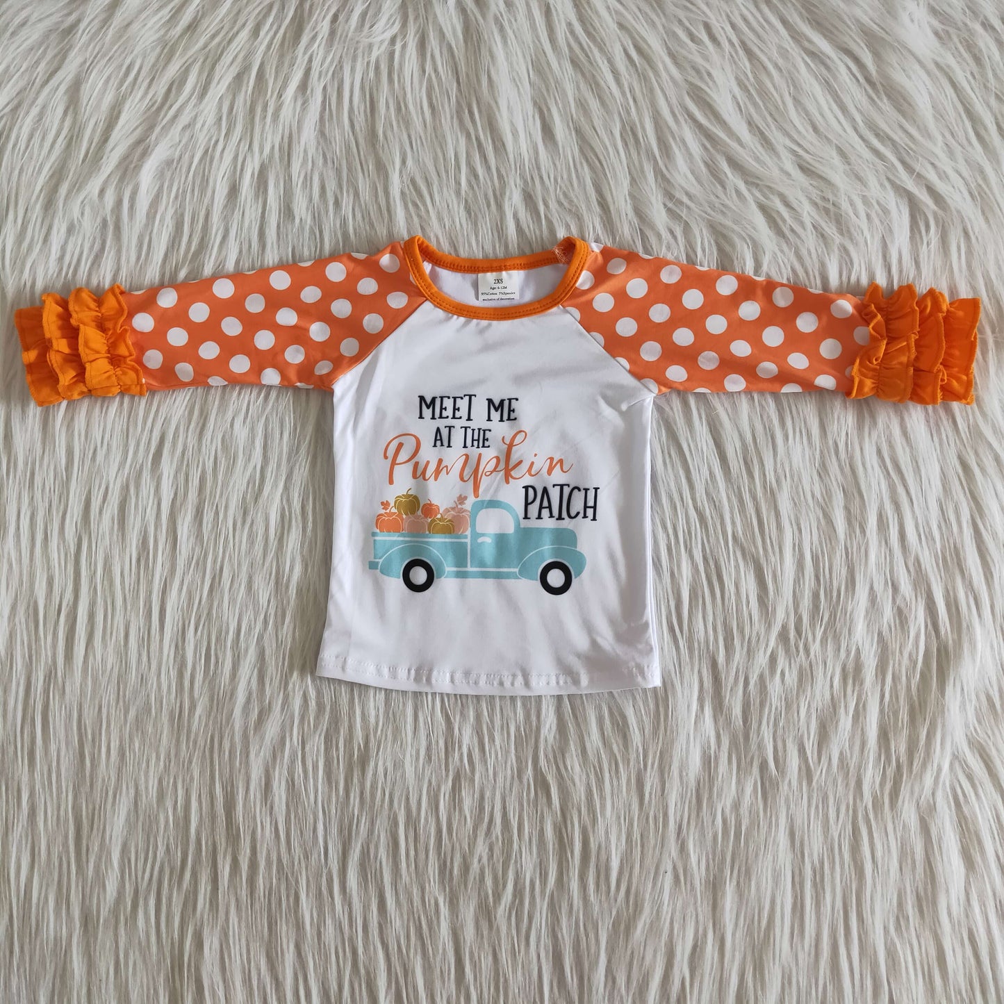 Halloween Girls boutique Pumpkin top