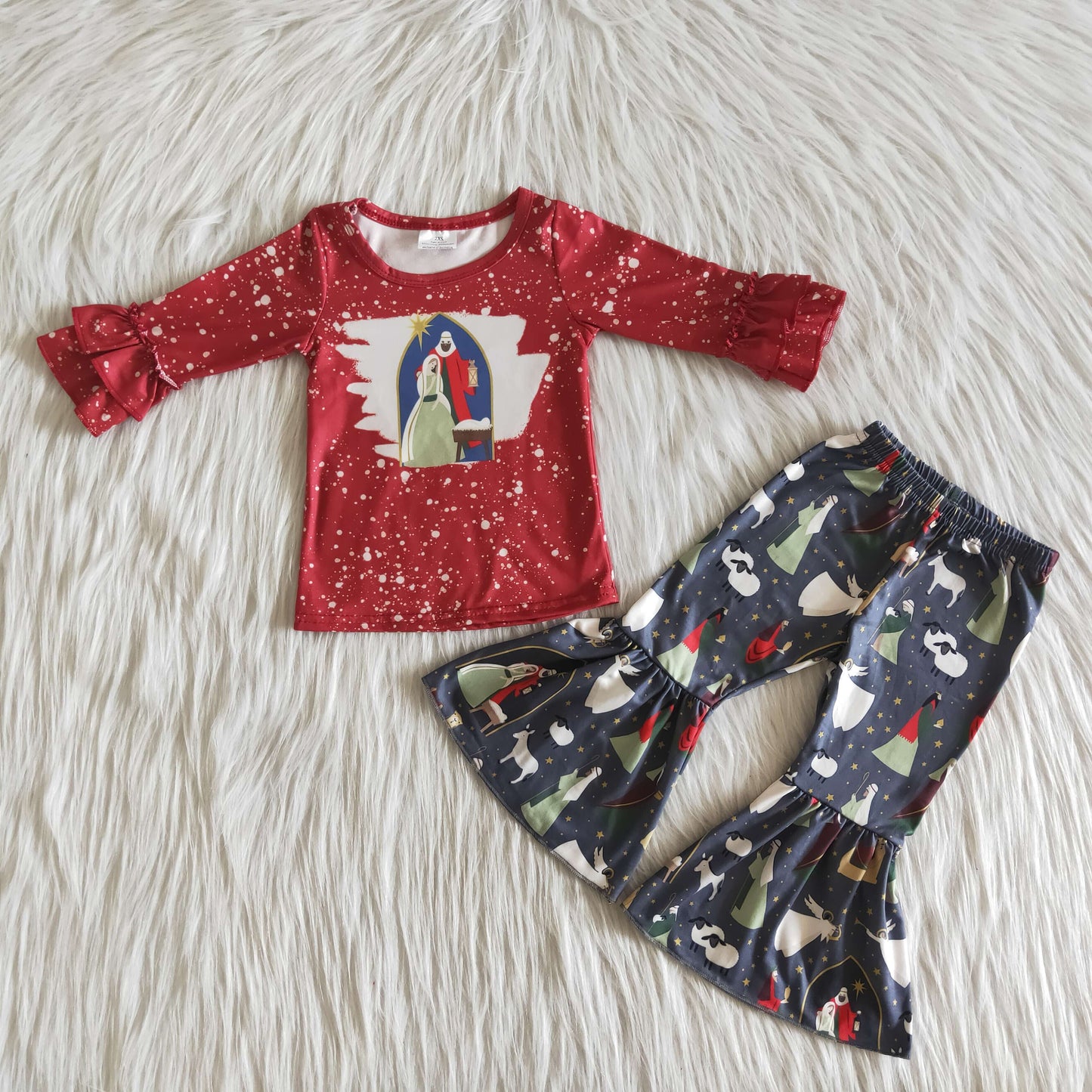 fall outfits red christmas set