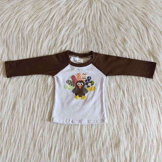 Thanksgiving Turkey boy shirt