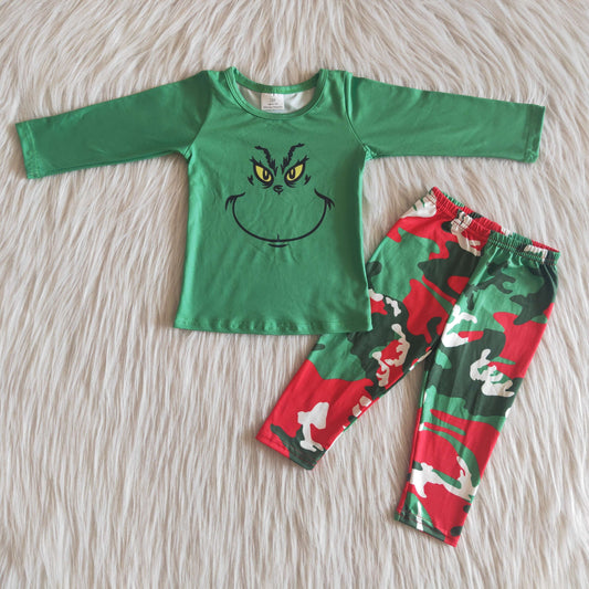 fall outfits Boutique Christmas boy set