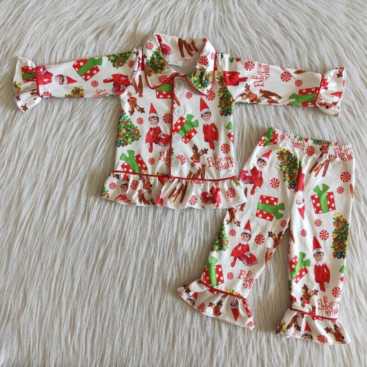 so cute Santa Girl Boutique Pajamas
