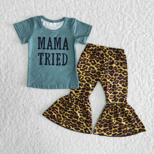 Leopard mama Boutique girl outfits