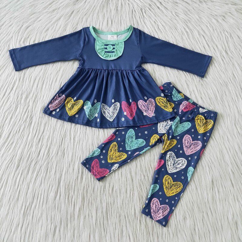 Valentine's Day Blue love Outfit