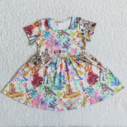 so cute big skirt Boutique girls dress