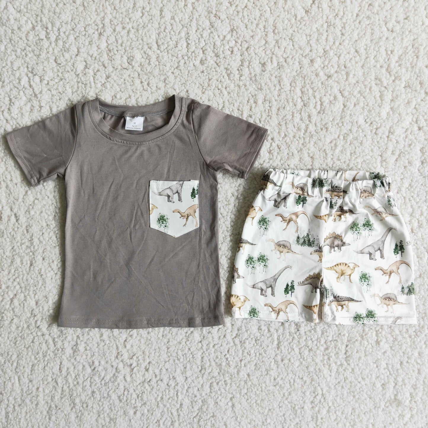 New design boy Dinosaur outfits