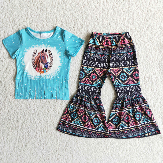 Blue horse Boutique girl outfits