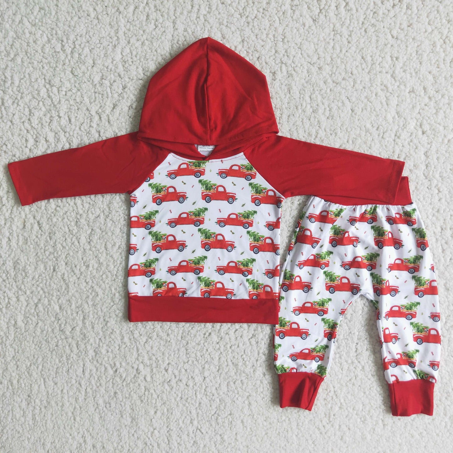 Christmas red tree Jogger Outfit