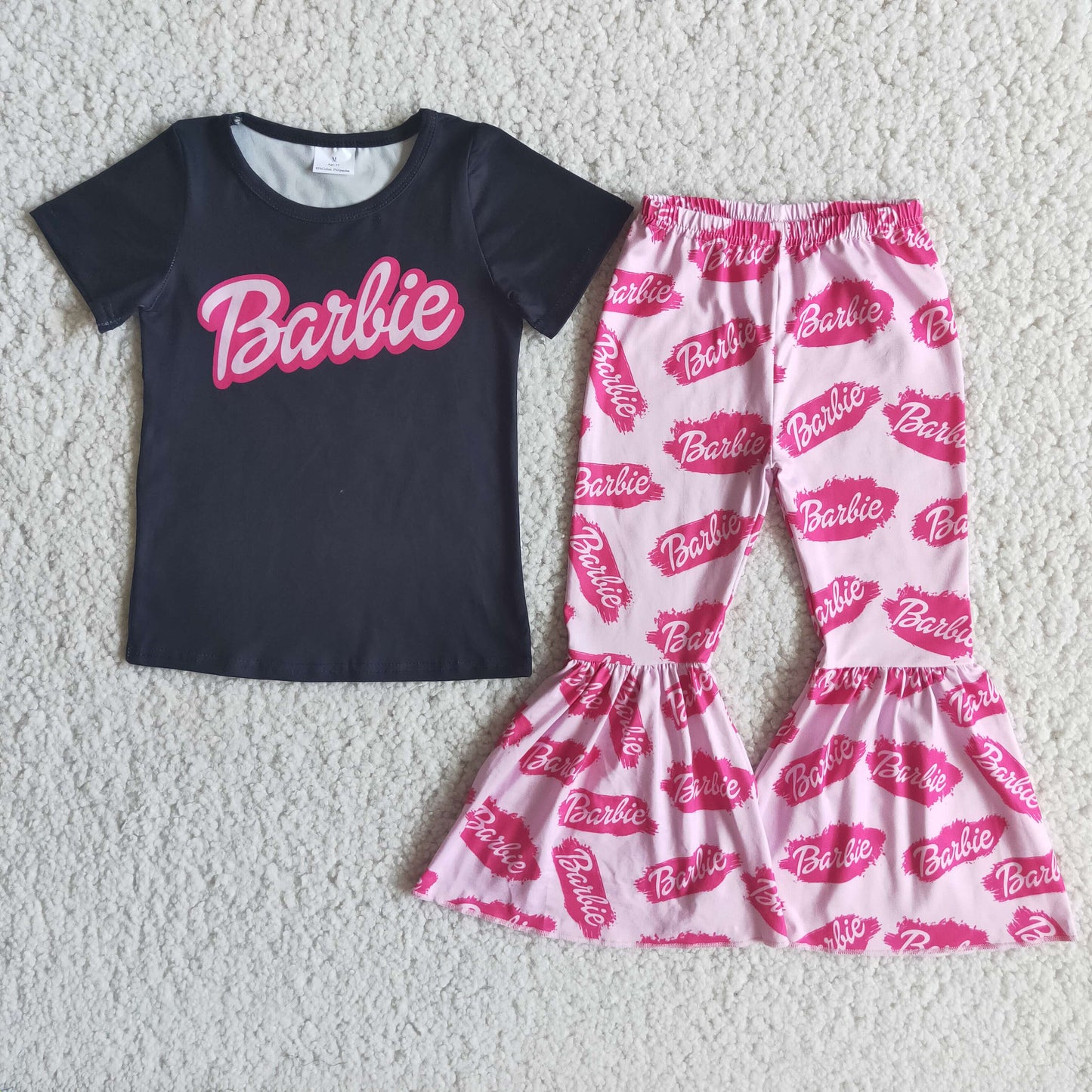 Pink Car Cartoon Girls Set