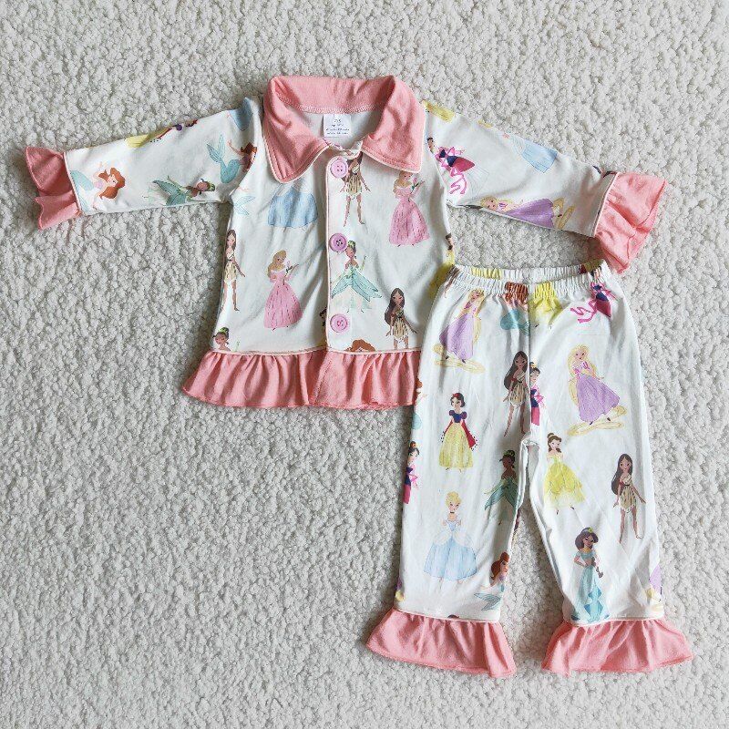 Girls boutique cute girls pajamas