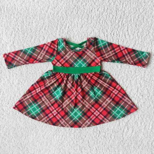red and green boutique girl big skirt