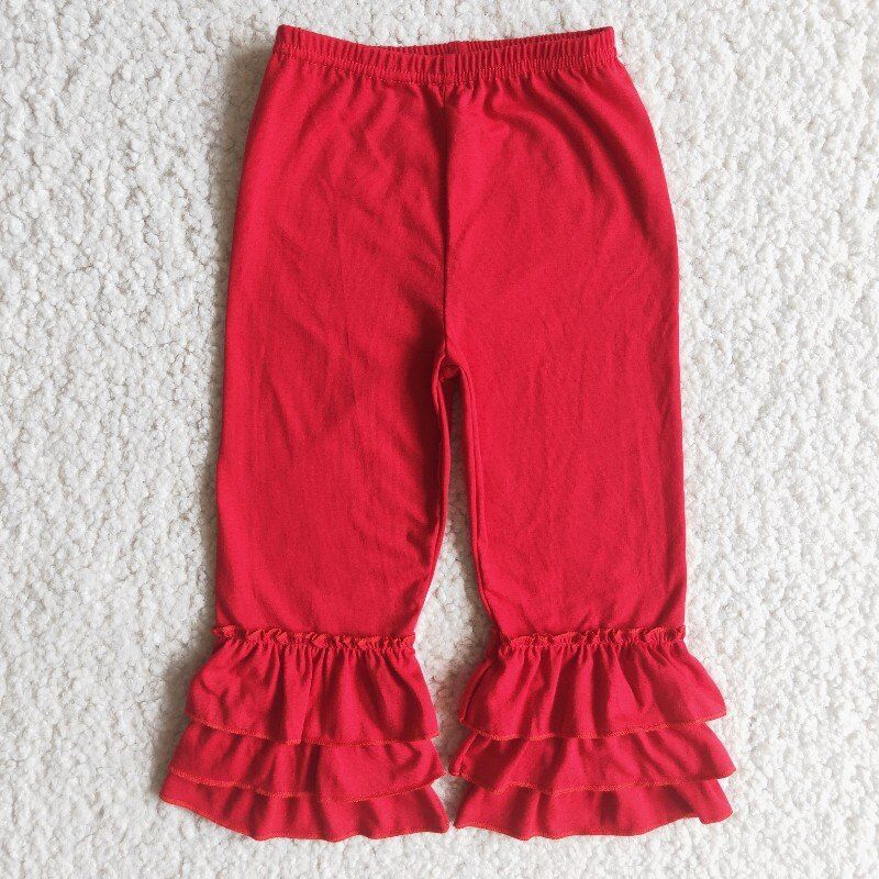 Boutique red cotton pants