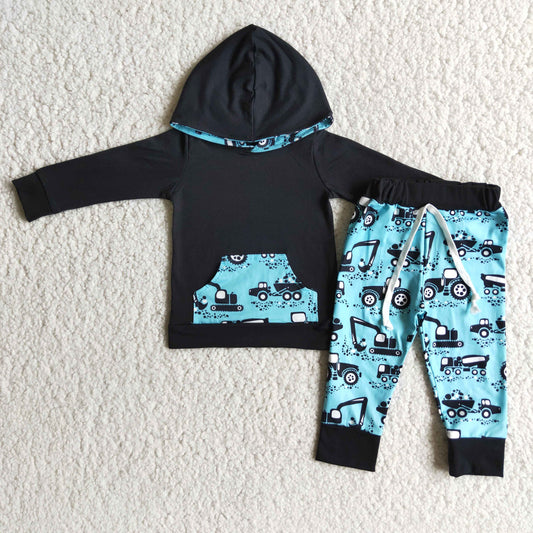 Blue car Jogger Outfit