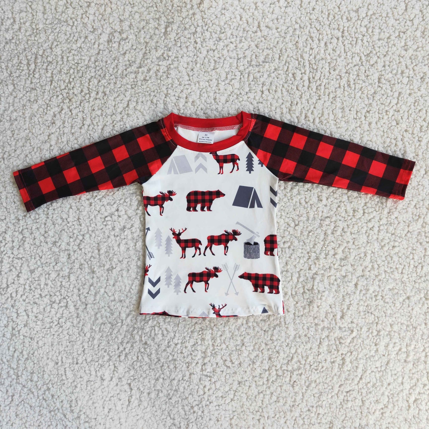 Boy shirt Christmas Elk