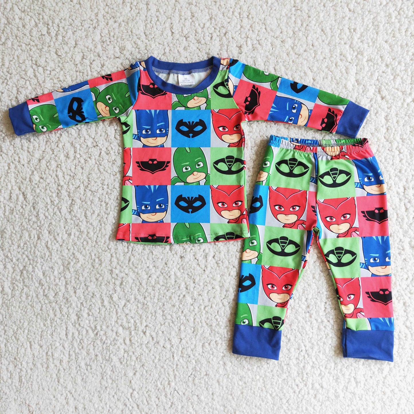 Cartoons boy pajamas