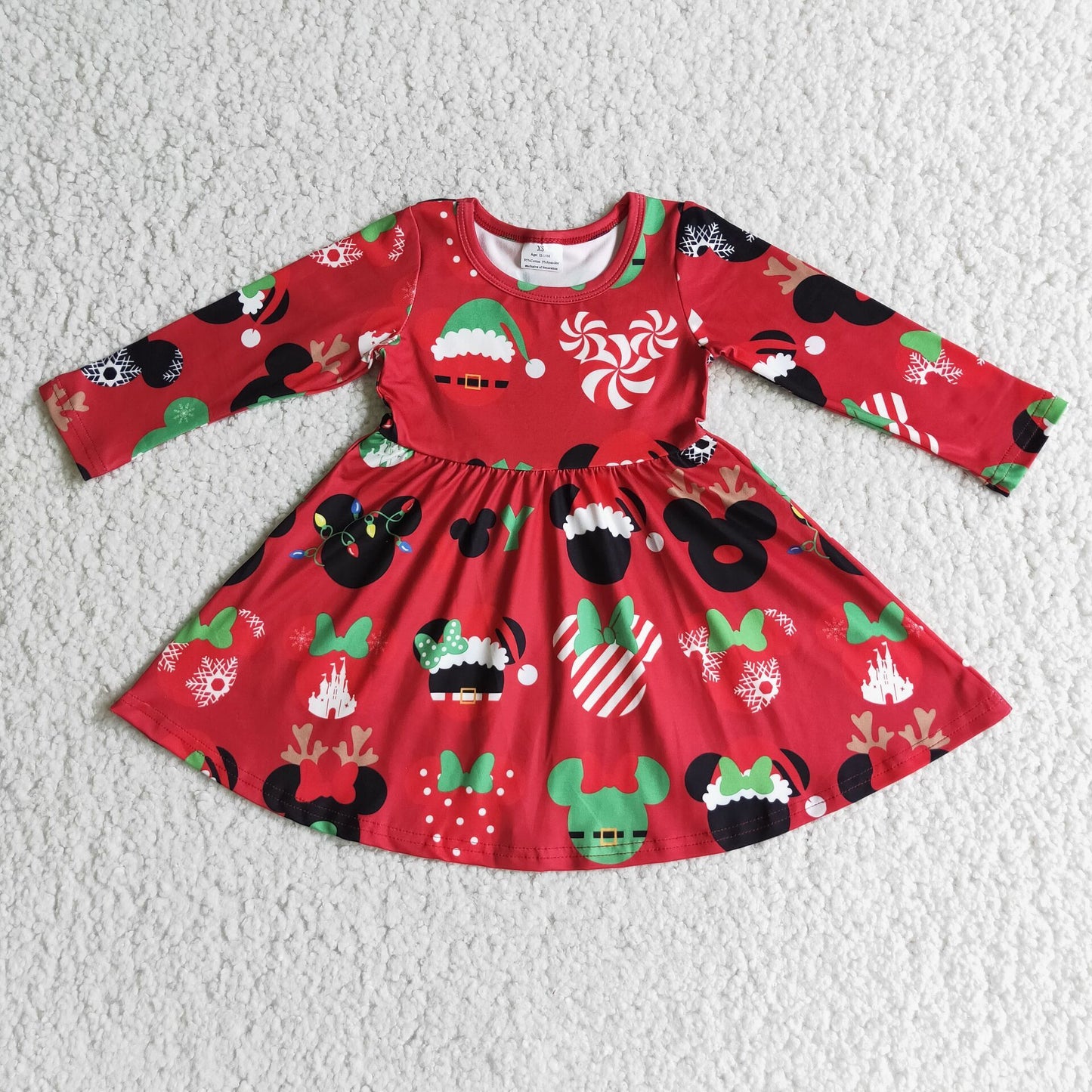 big skirt Christmas dress